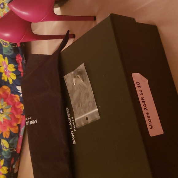 Saint Laurent pink platform pumps. Size 40 - Picture 5 of 6